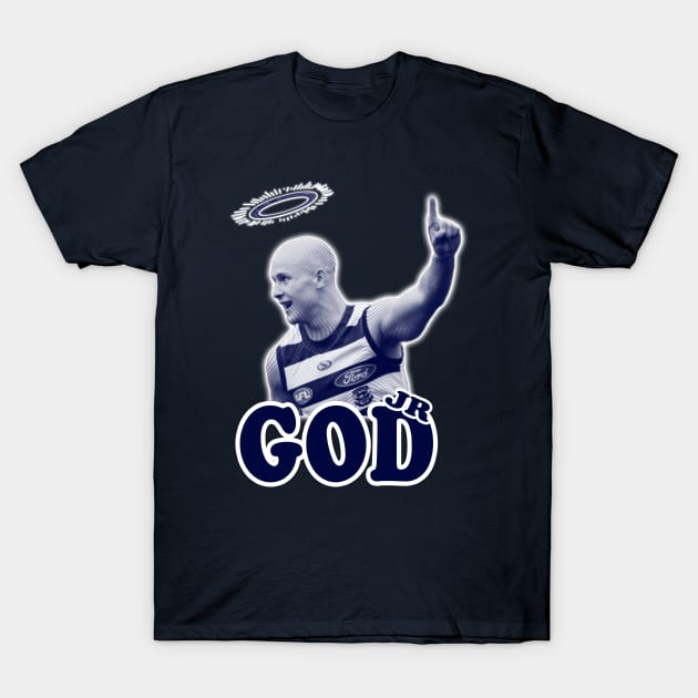 Geelong Cats - Gary Ablett Jr - GOD JR T-Shirt by OG Ballers